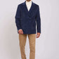 Men Regular Fit Blazer Navy