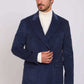 Men Regular Fit Blazer Navy