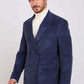Men Regular Fit Blazer Navy