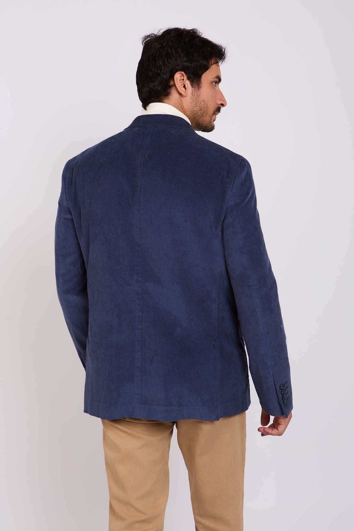 Men Regular Fit Blazer Navy