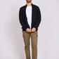 Men Regular Fit Cardigan Black