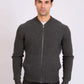 Men Regular Fit Cardigan Grey