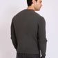 Men Regular Fit Cardigan Grey