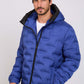 Men Regular Fit Jacket Blue