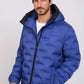 Men Regular Fit Jacket Blue