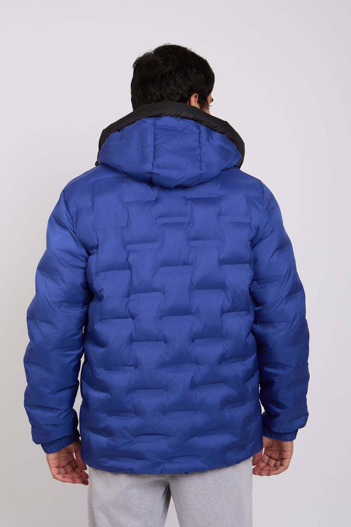 Men Regular Fit Jacket Blue