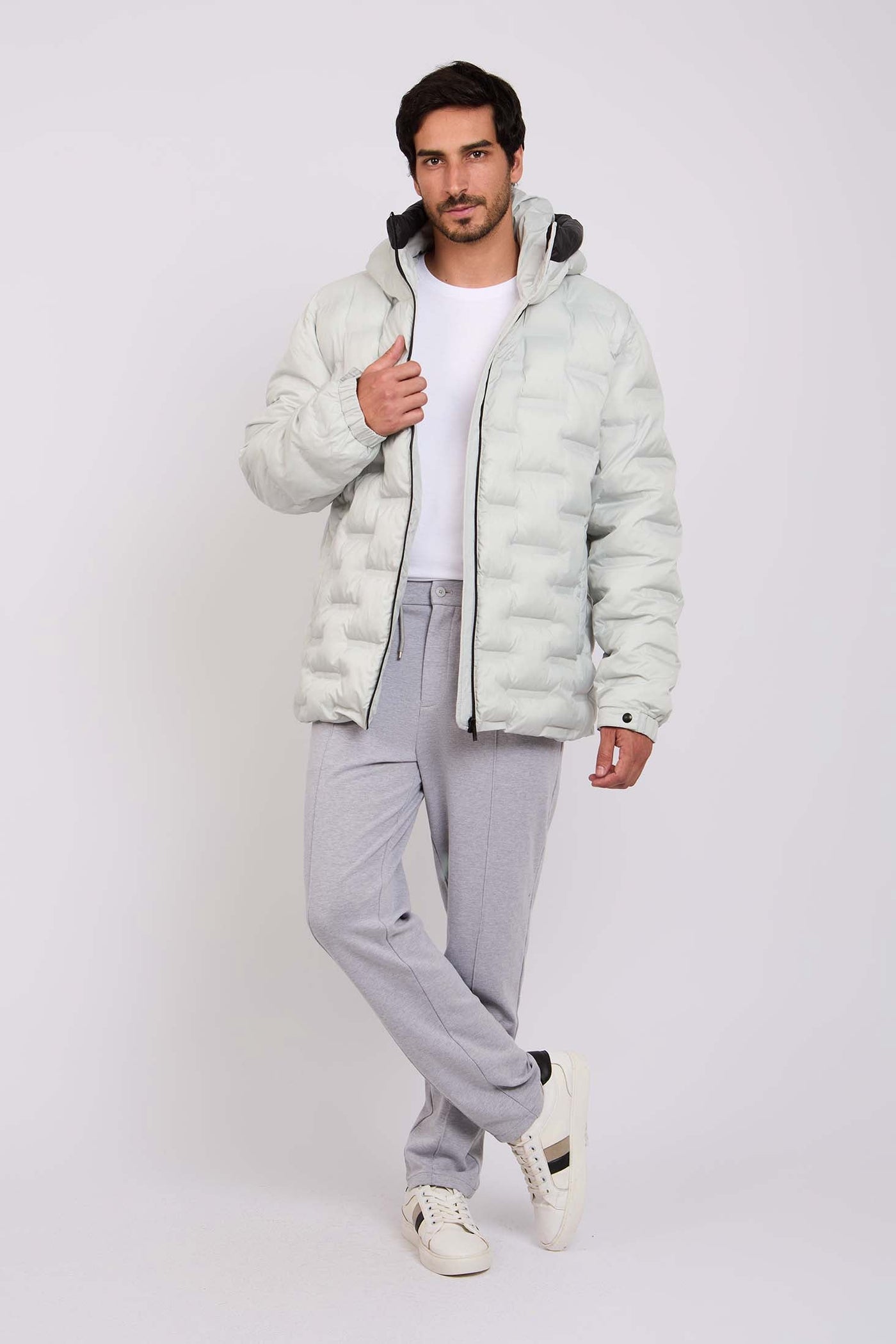 Men Regular Fit Jacket - White