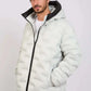 Men Regular Fit Jacket White