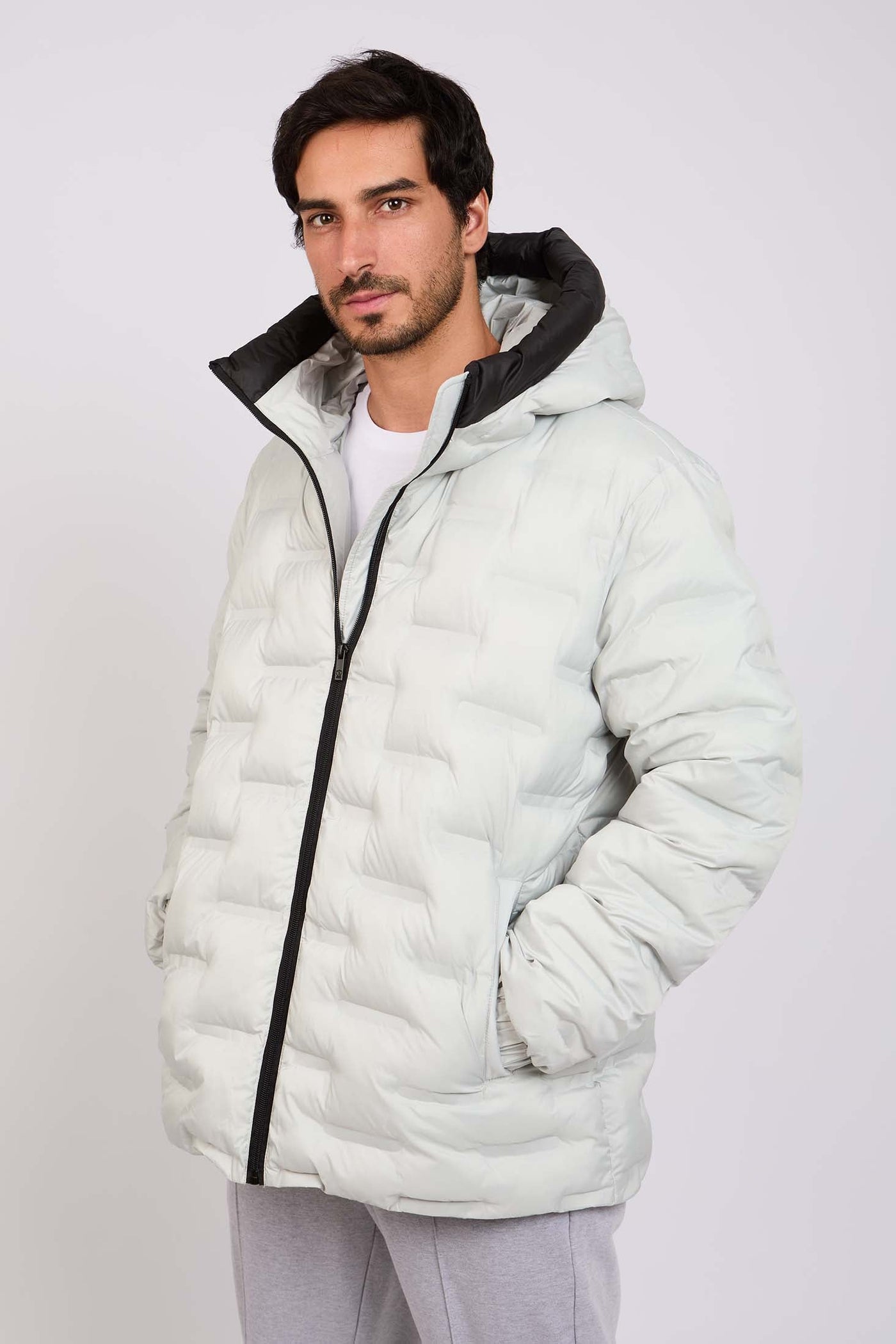 Men Regular Fit Jacket - White