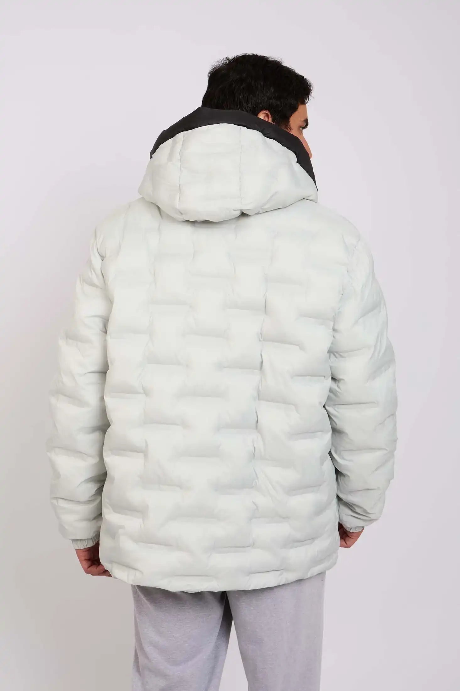 Men Regular Fit Jacket White