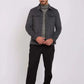 Men Regular Fit Jacket Grey