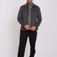 Men Regular Fit Jacket Grey