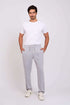 Men Regular Fit Pants Grey
