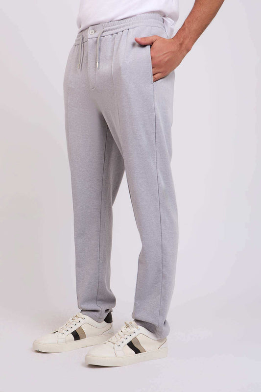 Men Regular Fit Pants Grey