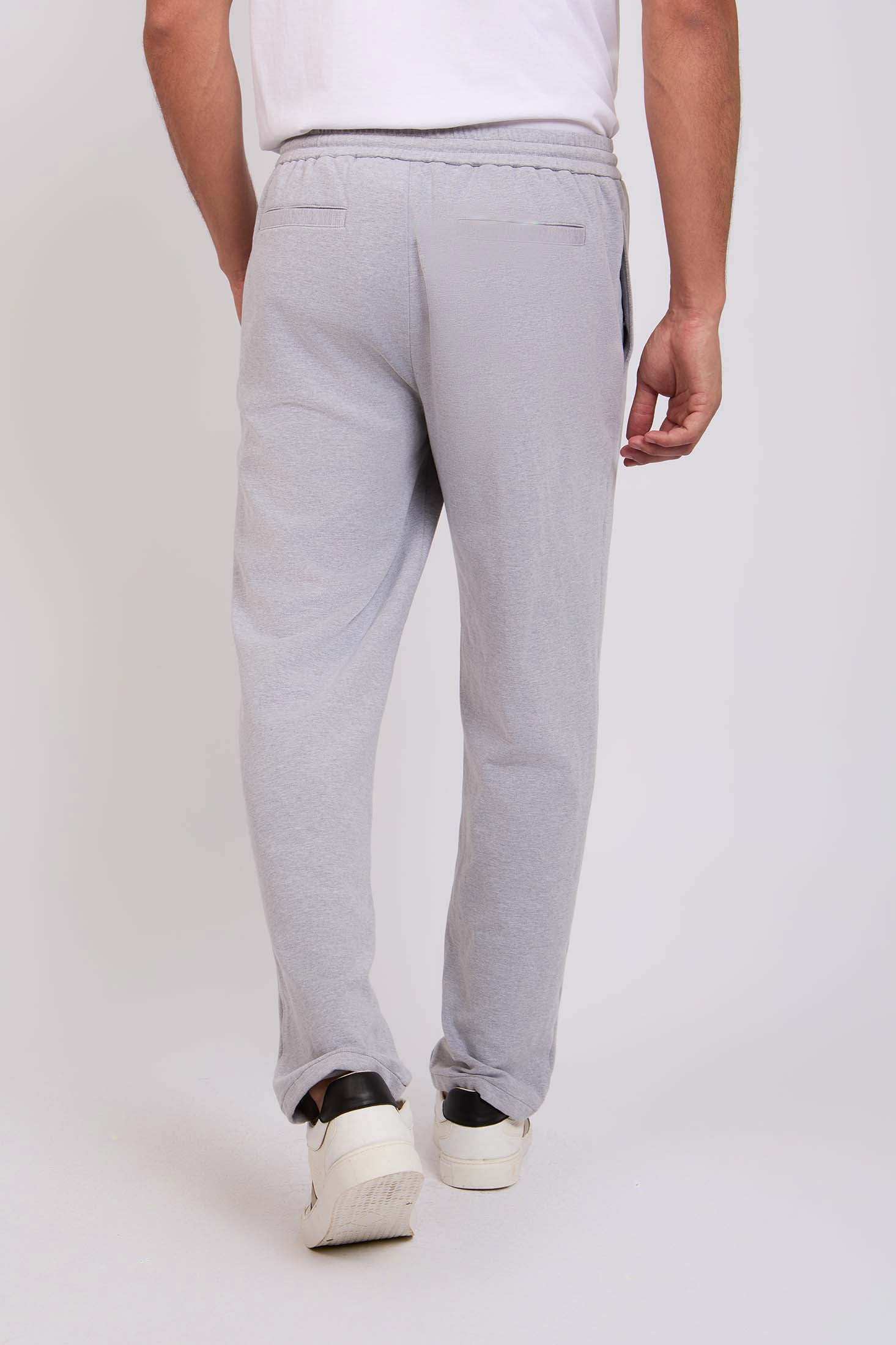 Men Regular Fit Pants Grey
