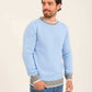 Men Regular Fit Pullover Blue