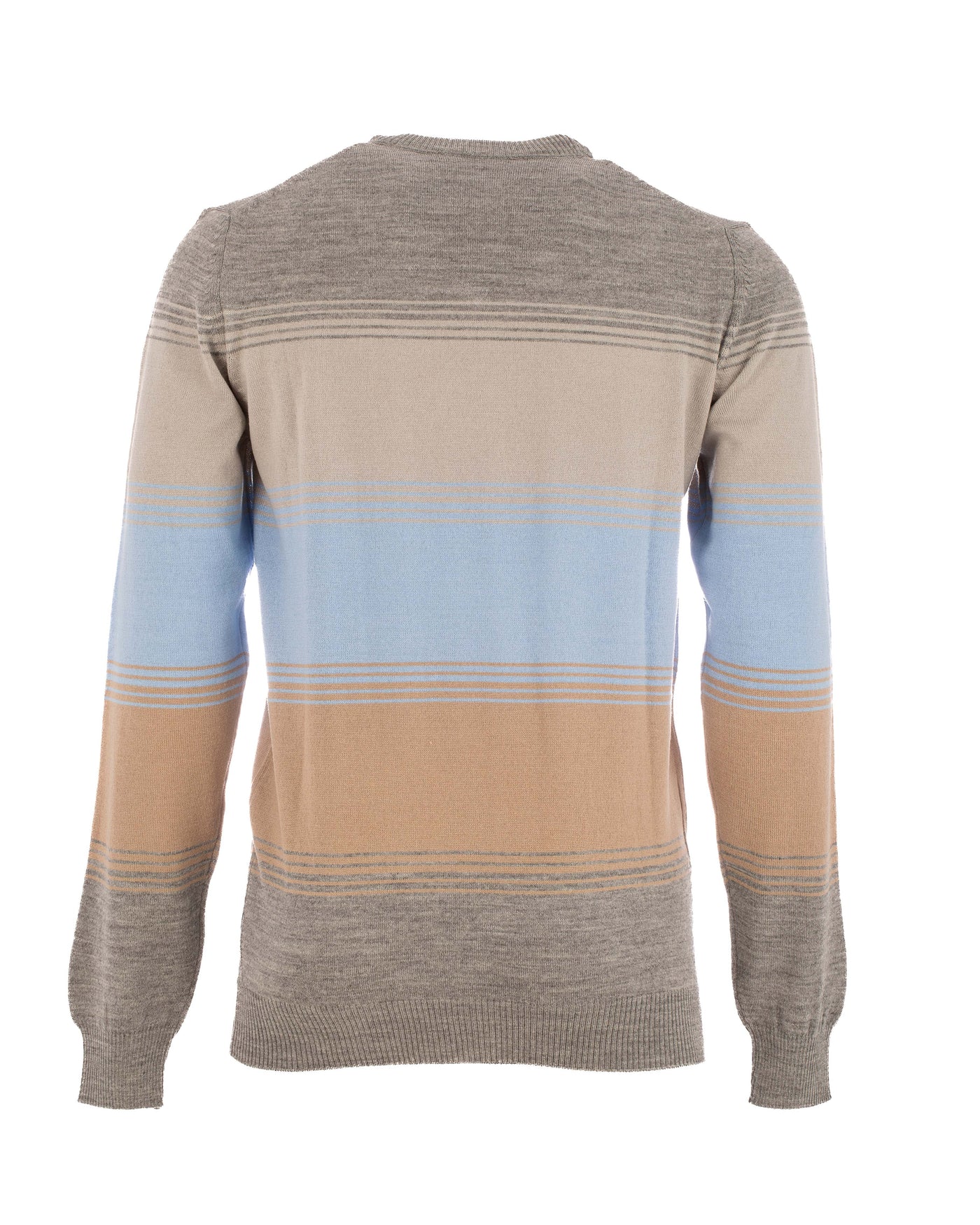 Men Striped Regular Fit Pullover - Multicolor