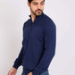 Men Regular Fit Pullover Navy