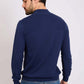 Men Regular Fit Pullover Navy