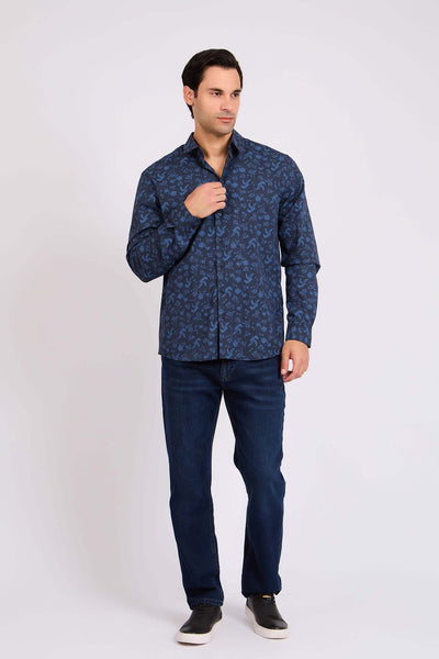 Men Regular Fit Shirt - Blue