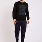 Men Regular Fit Sweatshirt Black