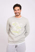 Men Regular Fit Sweatshirt Grey