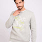 Men Regular Fit Sweatshirt Grey