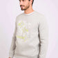 Men Regular Fit Sweatshirt Grey