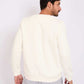 Men Regular Fit Sweatshirt Off White