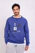 Men Regular Fit Sweatshirt Deep Blue