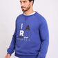Men Regular Fit Sweatshirt Deep Blue