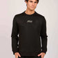 Men Regular Fit Sweatshirt Black