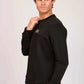 Men Regular Fit Sweatshirt Black