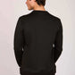 Men Regular Fit Sweatshirt Black