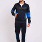 Men Regular Fit Sweat Jacket Dark Navy