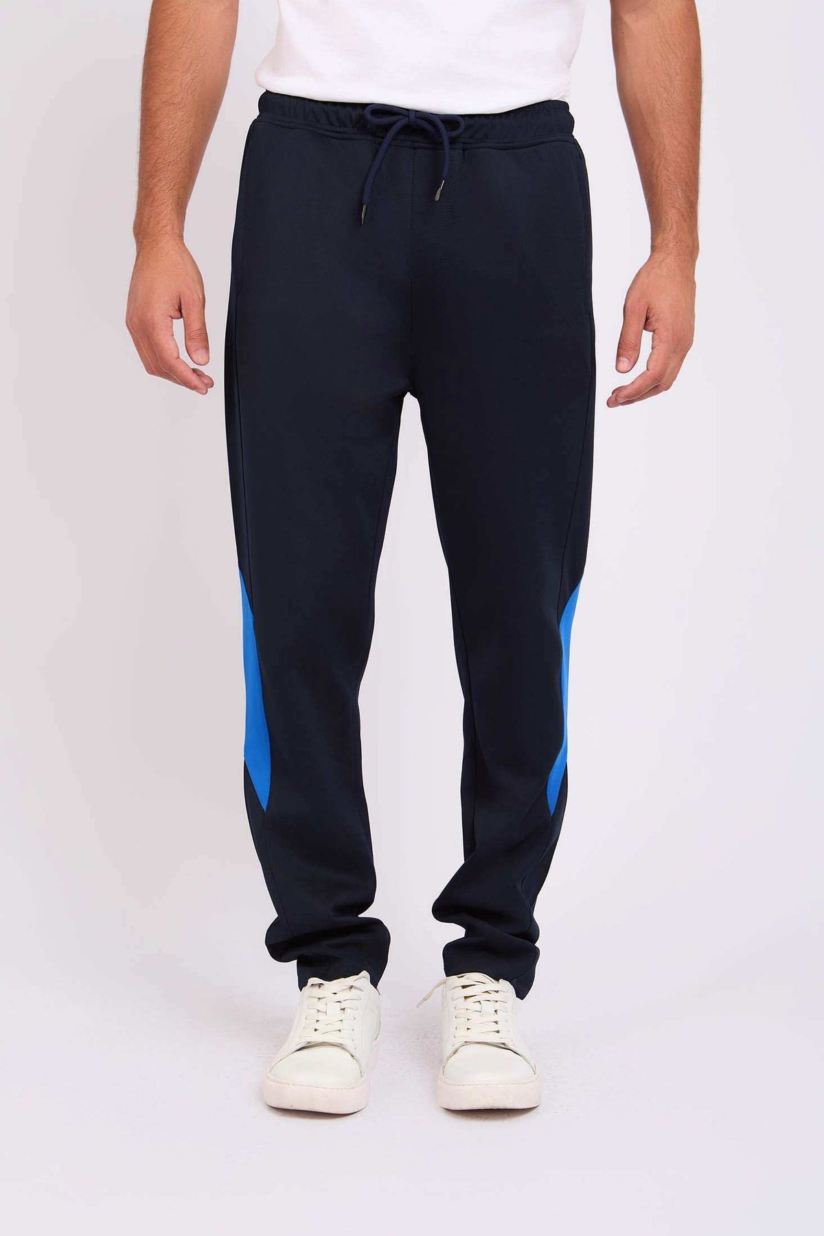 Men Regular Fit Sweat Pants Dark Navy