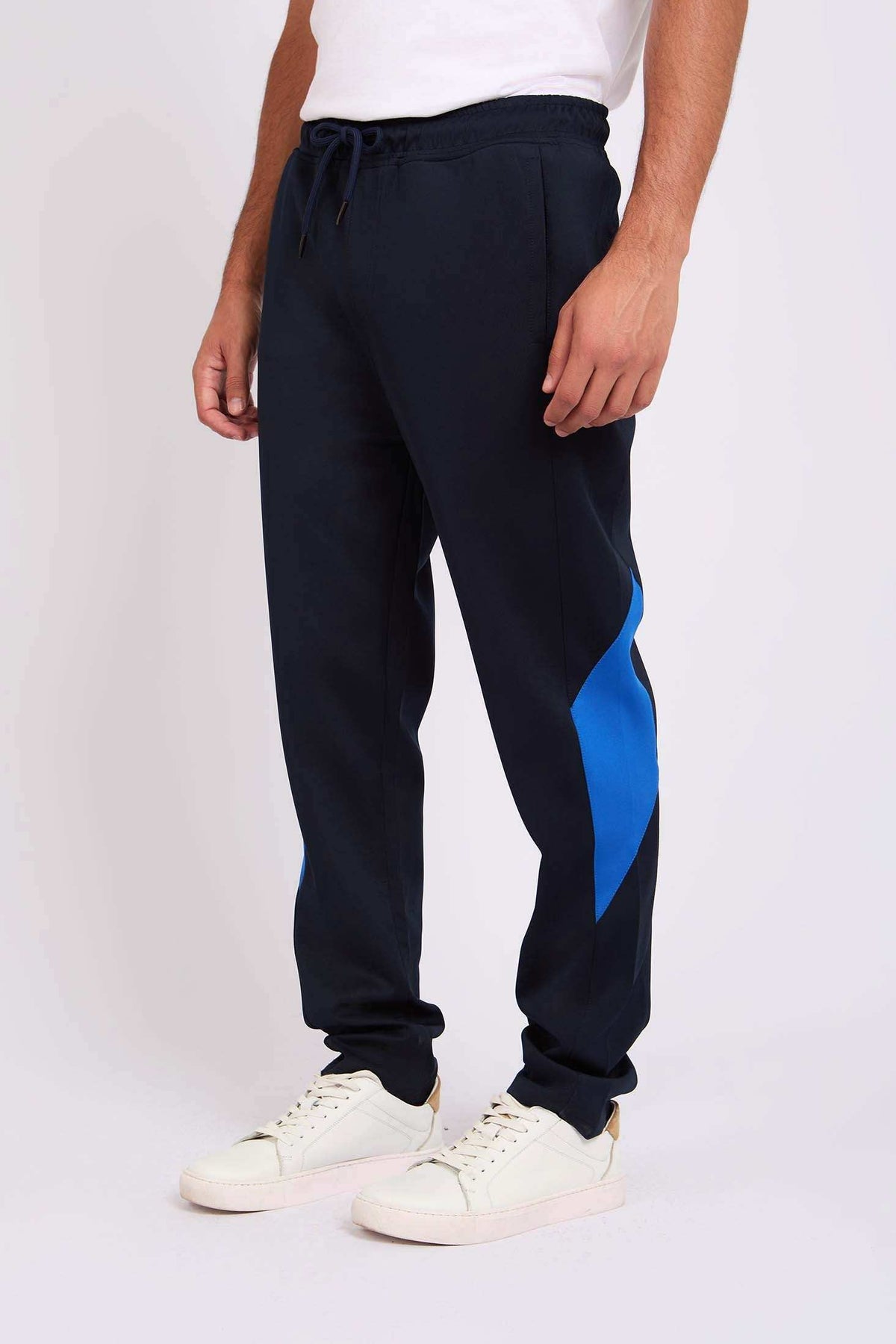 Men Regular Fit Sweat Pants Dark Navy