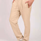 Men Regular Fit Sweat Pants Brown
