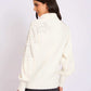 Women Regular Fit Pullover Off White