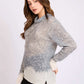 Women Regular Fit Pullover Grey/Off White