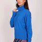 Women Regular Fit Pullover Blue
