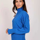 Women Regular Fit Pullover Blue
