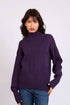 Women Regular Fit Pullover Purple