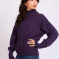 Women Regular Fit Pullover Purple