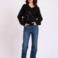 Women Regular Fit Pullover Black