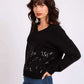 Women Regular Fit Pullover Black