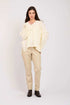 Women Regular Fit Pullover Off White