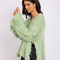 Women Regular Fit Pullover Mint Green