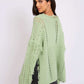 Women Regular Fit Pullover Mint Green