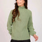 Women Regular Fit Pullover Green